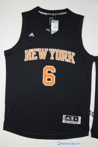 Maillot NBA Pas Cher New York Knicks Kristaps Porzingis 6 Noir