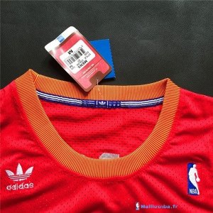 Maillot NBA Pas Cher Philadelphia Sixers Allen Iverson 3 Retro Rouge