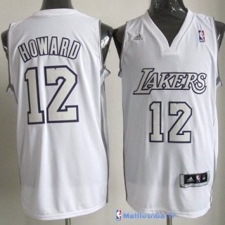 Maillot NBA Pas Cher Noël Los Angeles Lakers Howard 12 Blanc