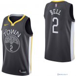 Maillot NBA Pas Cher Golden State Warriors Jordan Bell 2 Noir Statement 2017/18