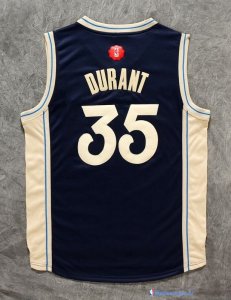 Maillot NBA Pas Cher Noël Oklahoma City Thunder Durant 35 Bleu