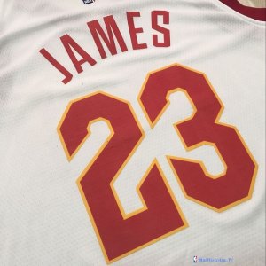 Maillot NBA Pas Cher Cleveland Cavaliers LeBron James 23 Blanc Association 2017/18