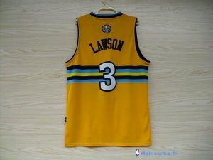 Maillot NBA Pas Cher Denver Nuggets Allen Iverson 3 Jaune