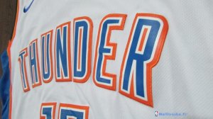 Maillot NBA Pas Cher Oklahoma City Thunder Paul George 13 Blanc Association 2017/18