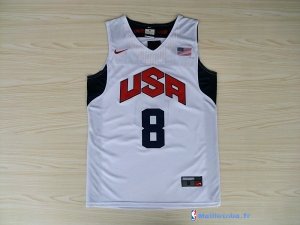 Maillot NBA Pas Cher USA 2012 Williams 8 Blanc