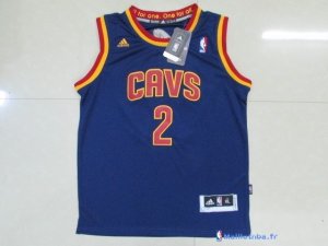 Maillot NBA Pas Cher Cleveland Cavaliers Junior Kyrie Irving 2 Bleu