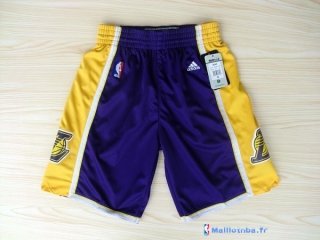 Pantalon NBA Pas Cher Los Angeles Lakers Pourpre 01