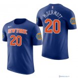 Maillot Manche Courte New York Knicks Doug McDermott 20 Bleu 2017/18