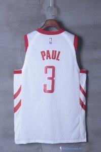 Maillot NBA Pas Cher Houston Rockets Chris Paul 3 Blanc Association 2017/18