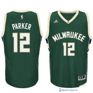 Maillot NBA Pas Cher Milwaukee Bucks Jabari Parker 12 Vert