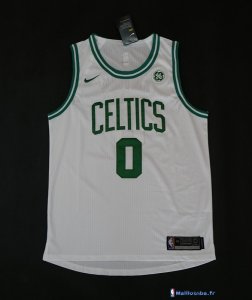 Maillot NBA Pas Cher Boston Celtics Jayson Tatum 0 Blanc 2017/18