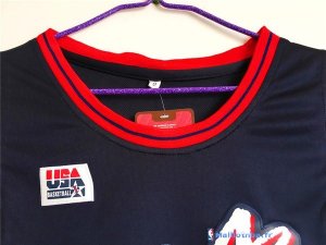 Maillot NBA Pas Cher USA 1996 Reggie Miller 10 Noir