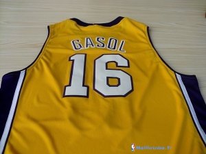 Maillot NBA Pas Cher Los Angeles Lakers Pau Gasol 16 Jaune