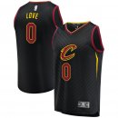 Cleveland Cavaliers Kevin Love Fanatics Branded Black Fast Break Replica Jersey - Statement Edition