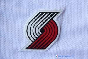 Pantalon NBA Pas Cher Portland Trail Blazers Retro Blanc