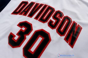 Maillot NCAA Pas Cher Davidson Stephen 30 Curry Blanc