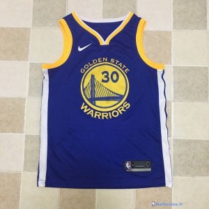 Maillot NBA Pas Cher Golden State Warriors Kevin Durant 35 Bleu Icon 2017/18