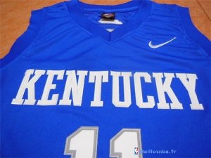 Maillot NCAA Pas Cher Kentucky John Wall 11 Bleu