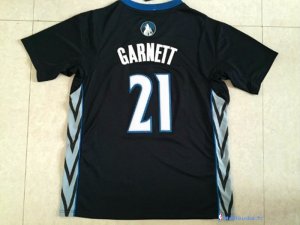 Maillot NBA Pas Cher Minnesota Timberwolves Kevin Garnett 21 Noir MC