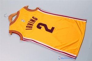 Maillot NBA Pas Cher Cleveland Cavaliers Femme Kyrie Irving 2 Jaune