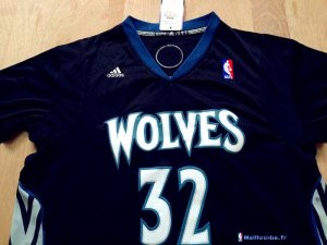 Maillot NBA Pas Cher Minnesota Timberwolves Karl Anthony 32 Towns Noir MC