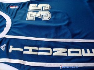 Maillot NBA Pas Cher Oklahoma City Thunder Kevin Durant 35 Retro Bleu MC