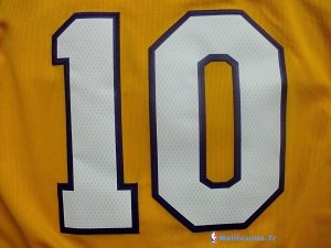 Maillot NBA Pas Cher Los Angeles Lakers Steve Nash 10 Jaune