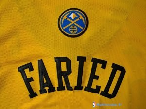 Maillot NBA Pas Cher Denver Nuggets Kenneth Faried 35 Jaune