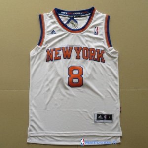 Maillot NBA Pas Cher New York Knicks J.R.Smith 8 Blanc