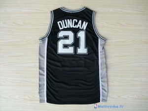 Maillot NBA Pas Cher San Antonio Spurs Tim Duncan 21 Noir