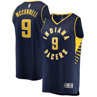 Indiana Pacers T.J. McConnell Fanatics Branded Navy Fast Break Player Replica Jersey - Icon Edition