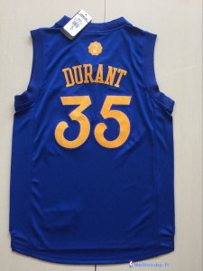 Maillot NBA Pas Cher Noël Golden State Warriors Kevin Durant 35 Bleu