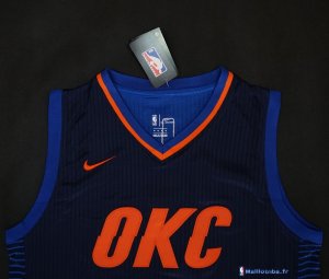 Maillot NBA Pas Cher Oklahoma City Thunder Carmelo Anthony 7 Marine Statement 2017/18