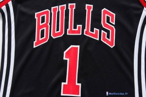 Maillot NBA Pas Cher Chicago Bulls Femme Derrick Rose 1 Noir