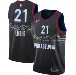 Maillot Philadelphia 76ers Joel Embiid Nike Black 2020/21