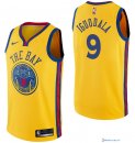 Maillot NBA Pas Cher Golden State Warriors Andre Iguodala 9 Nike Jaune Ville 2017/18