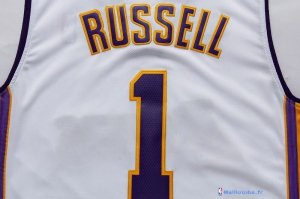 Maillot NBA Pas Cher Los Angeles Lakers D'Angelo Russell 1 Blanc