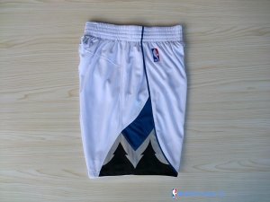 Pantalon NBA Pas Cher Minnesota Timberwolves Blanc