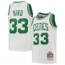 Boston Celtics Larry Bird Mitchell & Ness White 1985-86 Hardwood Classics Swingman Throwback Jersey