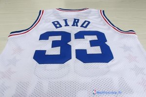 Maillot NBA Pas Cher All Star 1990 Larry Joe 33 Bird Blanc