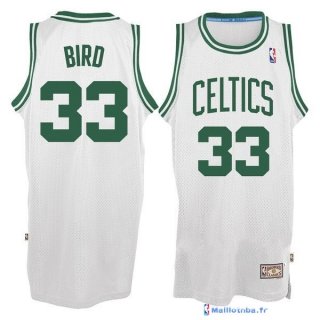 Maillot NBA Pas Cher Boston Celtics Larry Joe 33 Bird Blanc