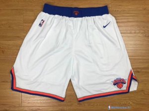 Pantalon NBA Pas Cher New York Knicks Nike Blanc