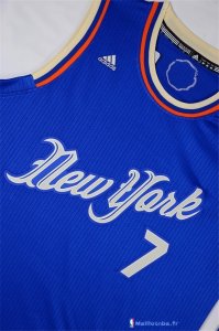 Maillot NBA Pas Cher Noël New York Knicks Anthony 7 Bleu