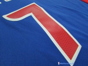 Maillot NBA Pas Cher Detroit Pistons Brandon Jennings 7 Bleu