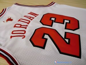 Maillot NBA Pas Cher Chicago Bulls Michael Jordan 23 Blanc