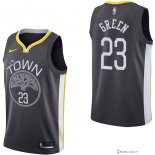 Maillot NBA Pas Cher Golden State Warriors Draymond Green 23 Noir Statement 2017/18