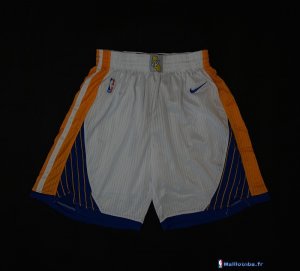 Pantalon NBA Pas Cher Golden State Warriors Nike Blanc