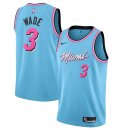 Miami Heat Dwyane Wade Nike Blue 2019/20 Finished City Edition Swingman Jersey