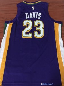 Maillot NBA Pas Cher New Orleans Pelicans Anthony Davis 23 Nike Purpura Ville 2017/18