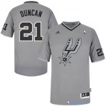 Maillot NBA Pas Cher Noël San Antonio Spurs Duncan 21 Gris